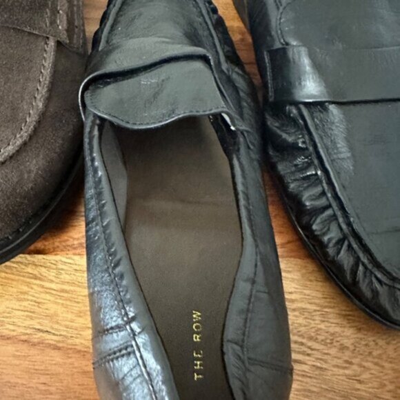 The Row Soft Loafer in Eel - Black size 9 - Picture 7 of 10